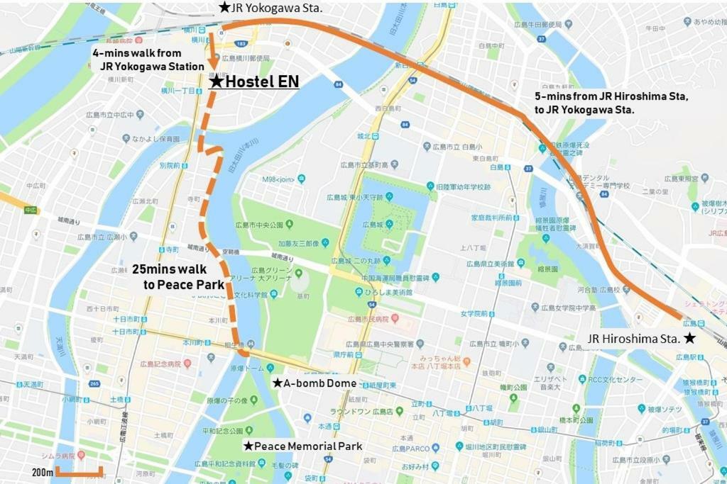 Hiroshima Hostel En Exteriör bild